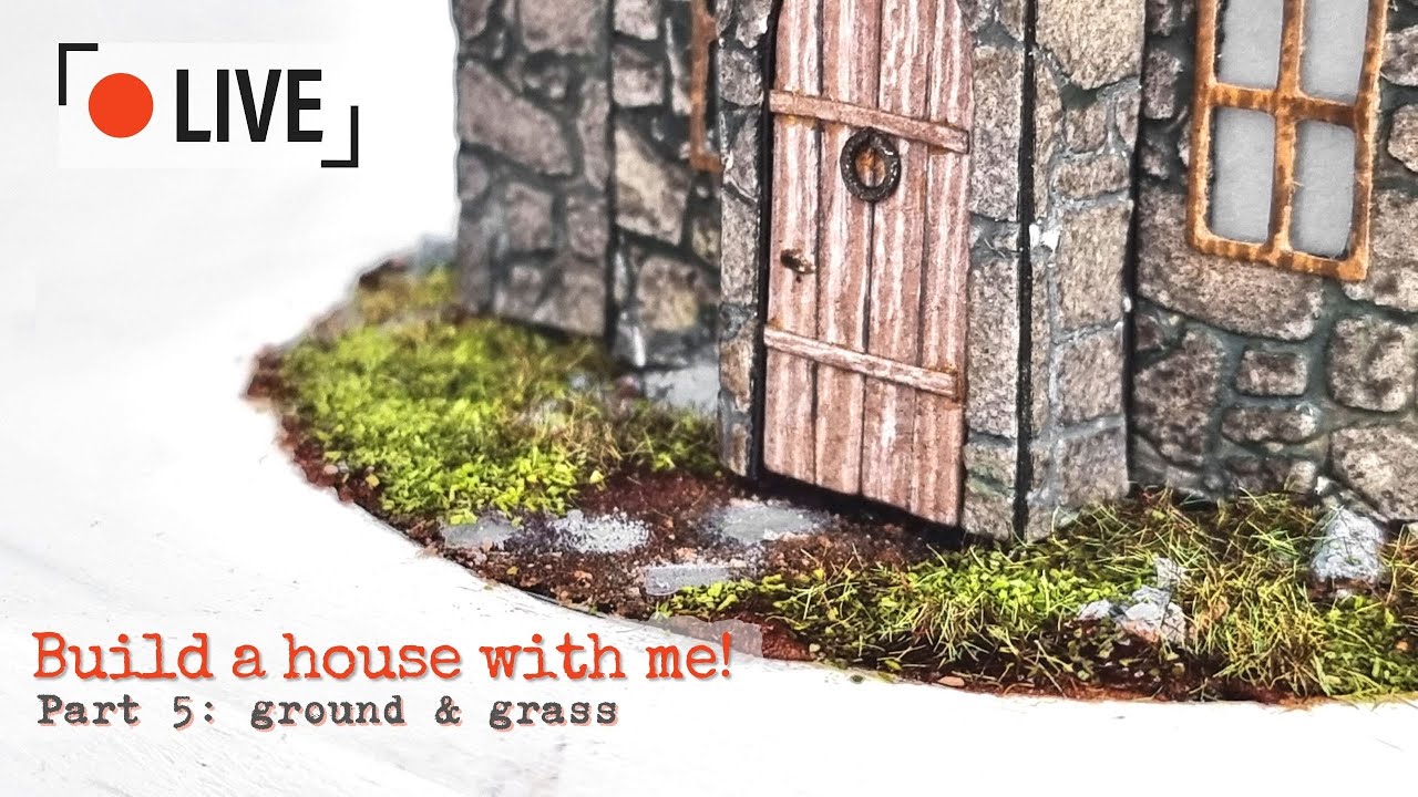 Building a house with the village collection, part 5 - yard in spring