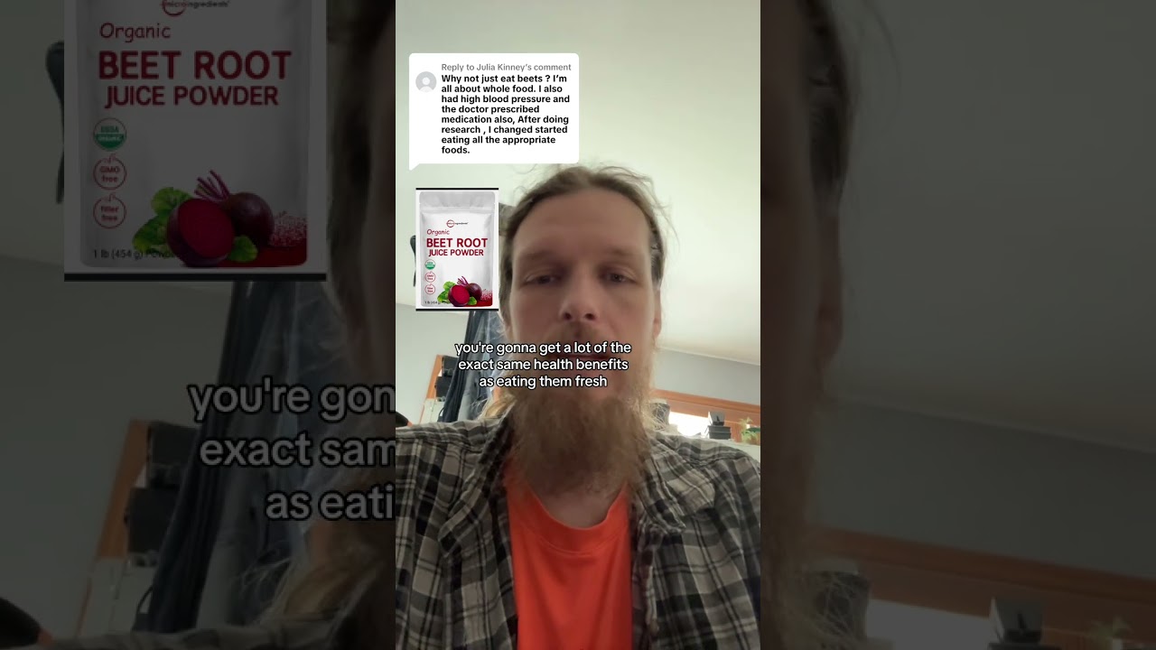 Can fresh beets replace beetroot powder for high blood pressure? 