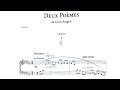 Capture de la vidéo Francis Poulenc - Deux Poèmes De Louis Aragon [With Score]