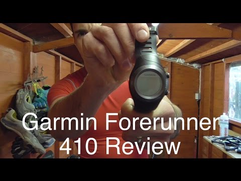 Garmin Forerunner 410 review  - GPS running watch for running and cycling