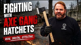 Fighting with Cold Steel Axe Gang Hatchets | Lynn Thompson