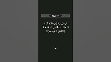 سورة العنكبوت الآية 20