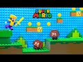 Steves adventure in super mario bros  the epic rescue  lego minecraft animation