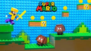 Steve‘s Adventure in Super Mario Bros The Epic Rescue - LEGO Minecraft Animation