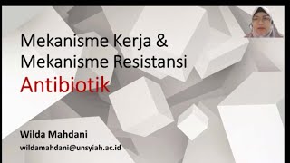 Blok Elektif Antimicrobial Resistance - Mekanisme Kerja & Resistansi AB, AST - dr. Wilda Mahdani,
