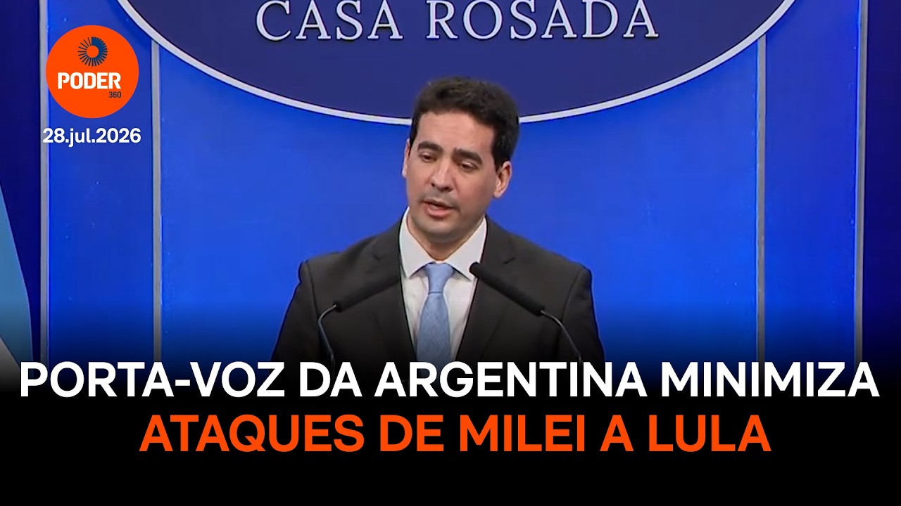 Porta-voz da Argentina minimiza críticas de Milei a Lula