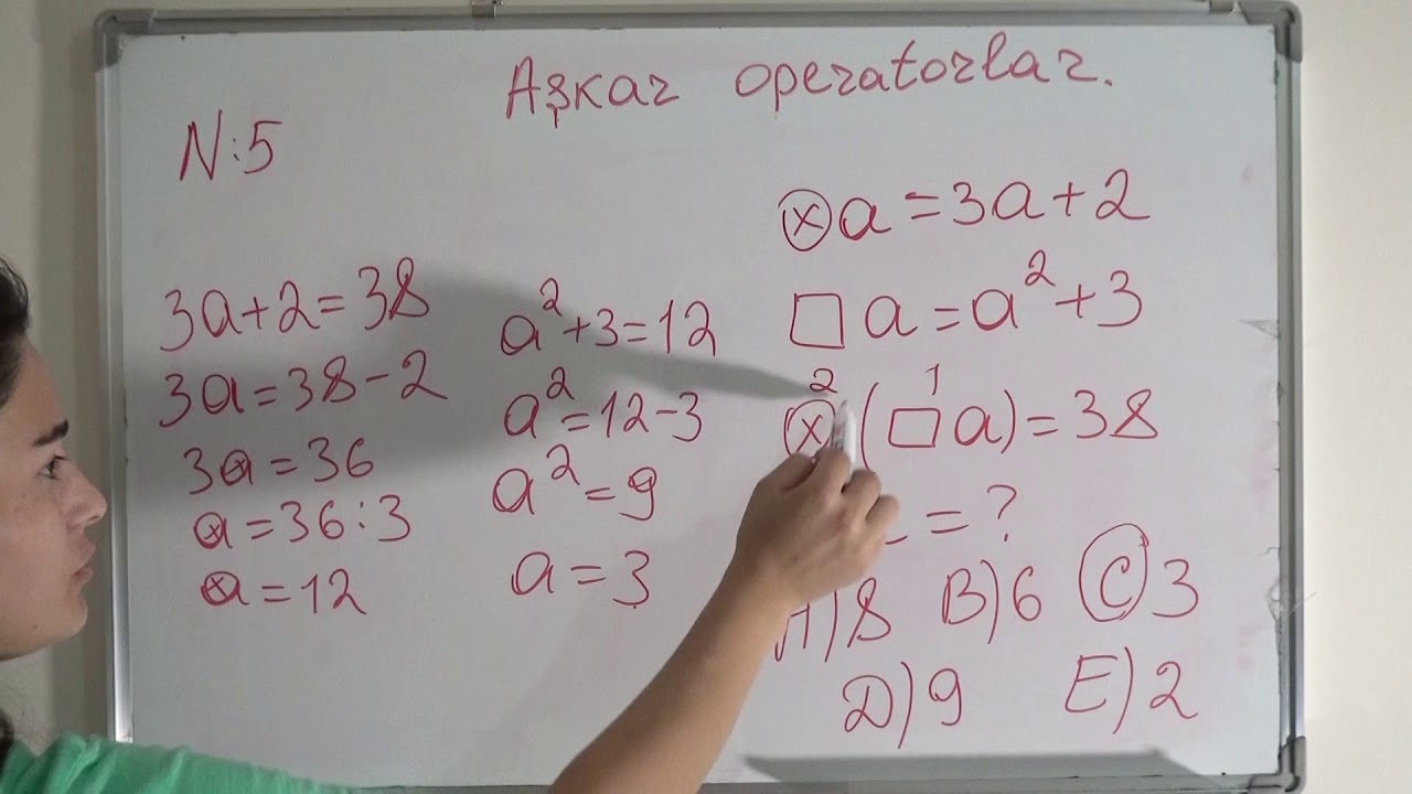 AŞKAR OPERATORLAR. ARZU YAŞARQIZI (050-543-89-99) İLƏ MƏNTİQ DƏRSLƏRİ.