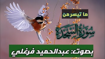 { وَلَوْ تَرَىٰ إِذِ الْمُجْرِمُونَ نَاكِسُو رُءُوسِهِمْ عِندَ رَبِّهِمْ } آيات من سورة السجدة