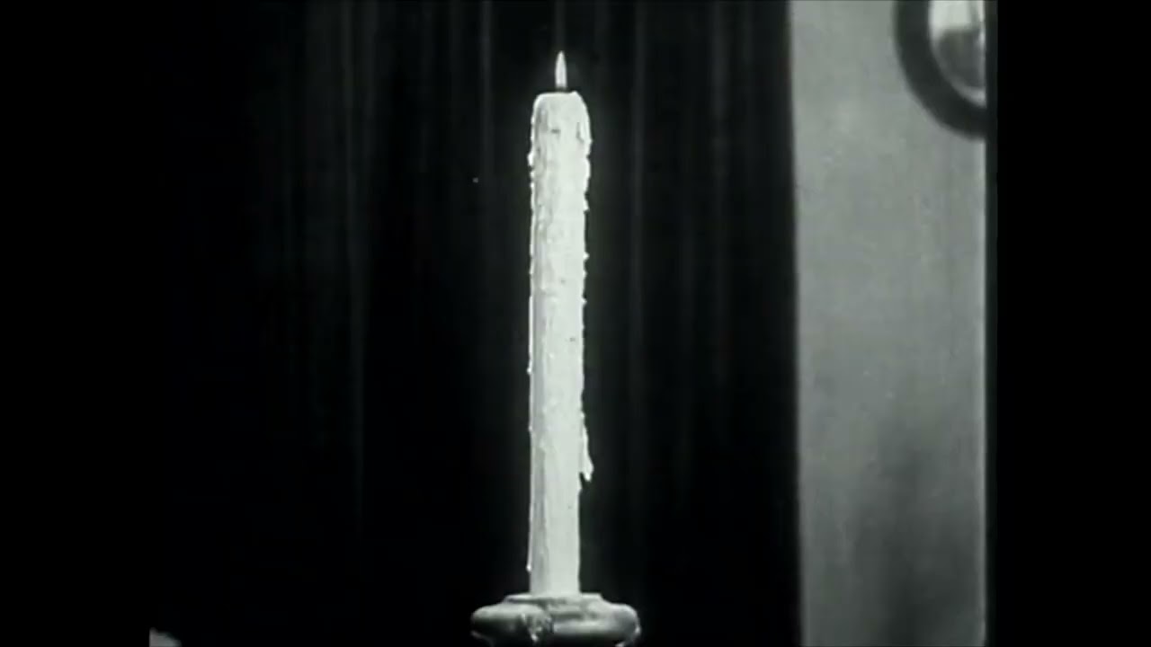 Monster Arm Reaches Through Door & Extinguishes Candle | The Monster Walks (1932)