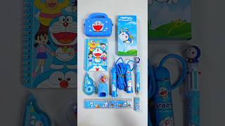 Wow Doraemon Stationery Items- Pencil Sharpener, Machine Eraser, Notebook