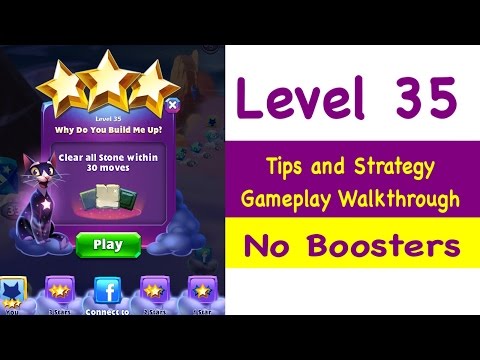 Bejeweled Stars Level 35 Tips and Strategy Gameplay Walkthrough No Boosters