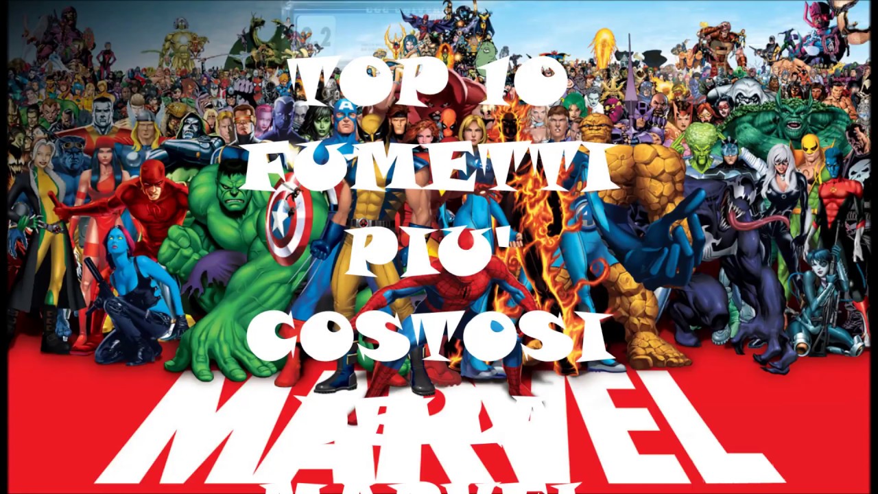 TOP 10 FUMETTI PIU' FAMOSI DEL MONDO YouTube