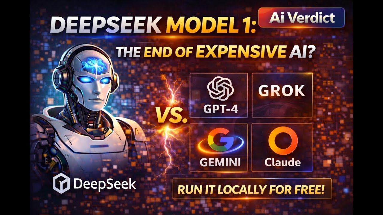DeepSeek Model 1: The End of Expensive AI? - YouTube