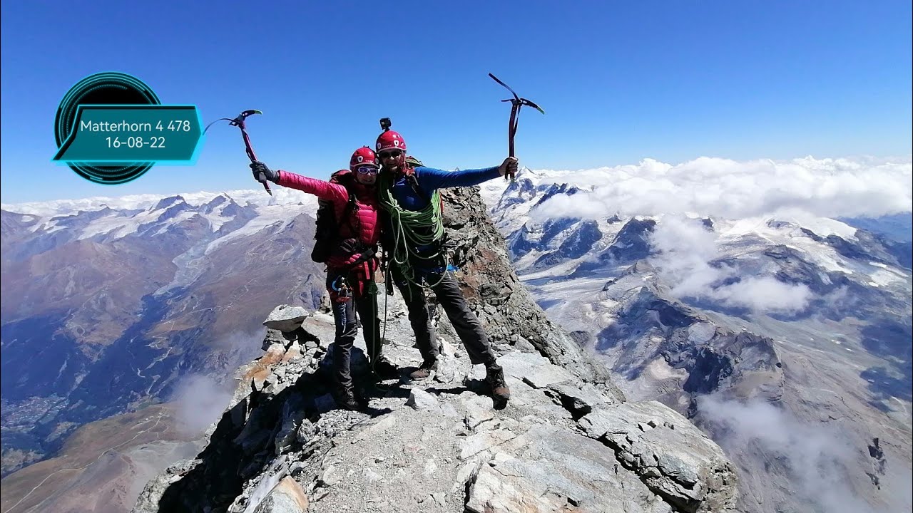 Matterhorn 4 478, od strony szwajcarskiej - Zermatt 16,08,22