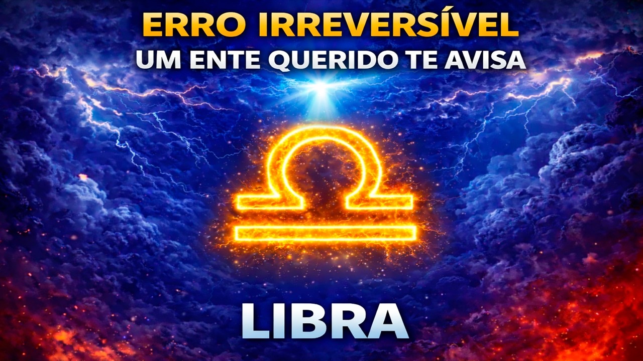 LIBRA ⚠️💔 UM ENTE QUERIDO DO CÉU TE AVISÀ ESTÁS A SEGUNDOS DE UM ERRO IRREVERSÍVEL ⏳😱