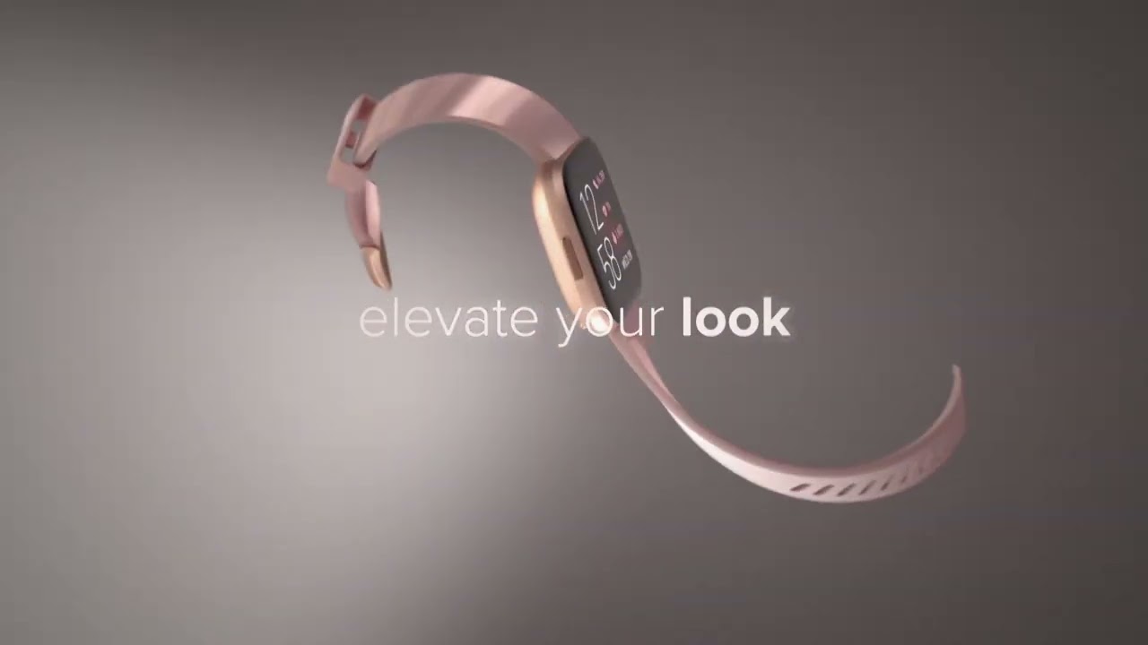 Fitbit Versa 2 Health   Fitness Mist Smartwatch with Sma...