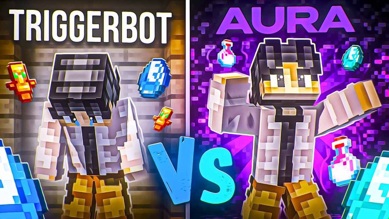 Trigger Bot Minecraft ЧТО АКТУАЛЬНЕЕ? TRIGGERBOT vs AURA на Анархии - Майнкрафт ХолиВорлд ...