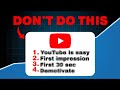 4 MISTAKES Avoid if You have a Small YouTube channel!