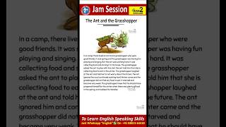 JAM Session | The Ant And The Grasshopper | English Story | Learn English Through Stories