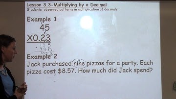 6th Grade Lesson 3.3