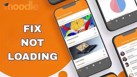 How To Fix And Solve Not Loading On Moodle App | Easy Fix