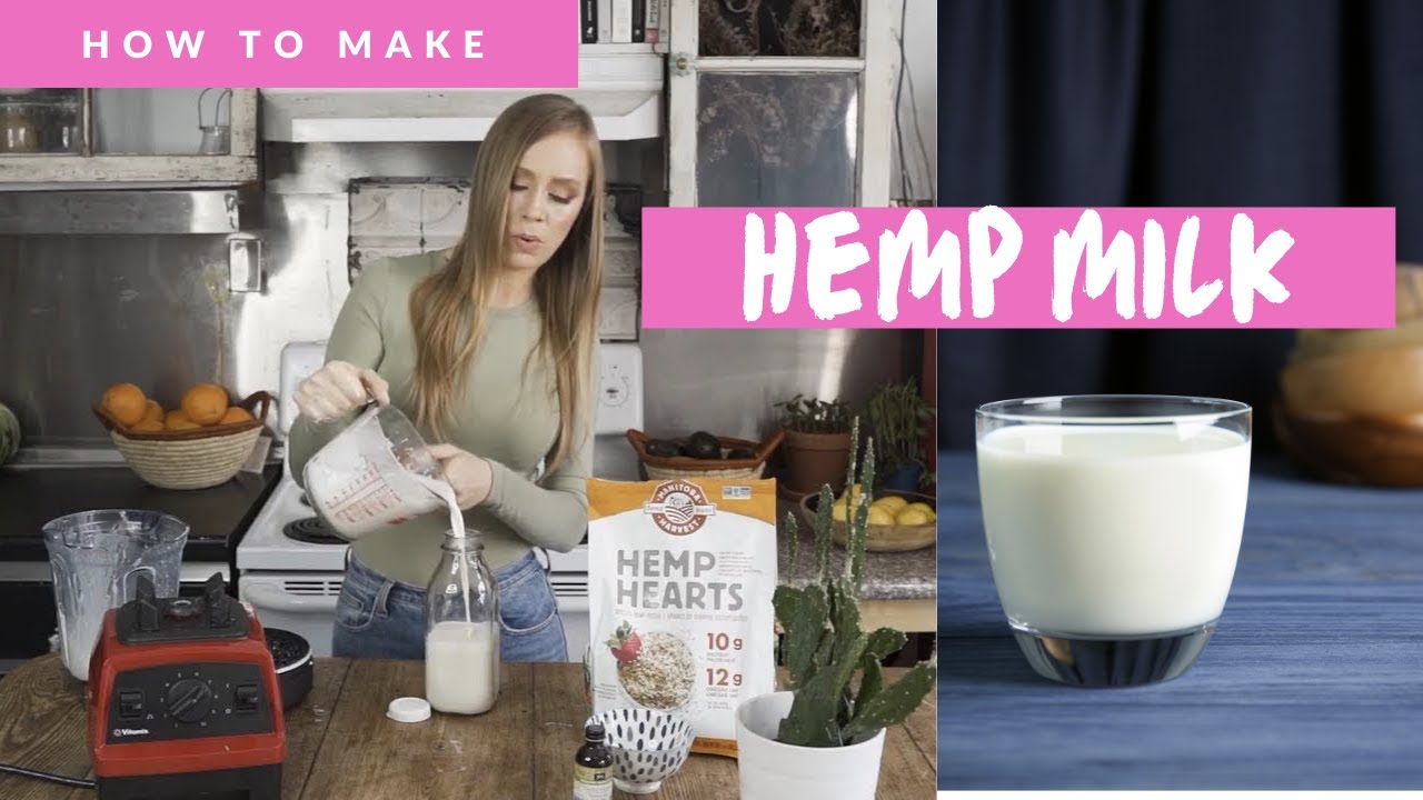 HOW TO MAKE HEMP MILK (less than 2 minutes)