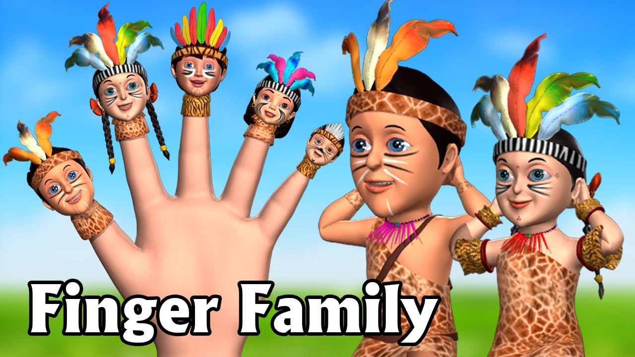 Daddy Finger   Finger Family Song   20D Finger Family Nursery Rhymes & Songs  for Children