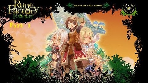 Rune Factory Frontier - Part 1: Welcome to Trampoli Day 1-2
