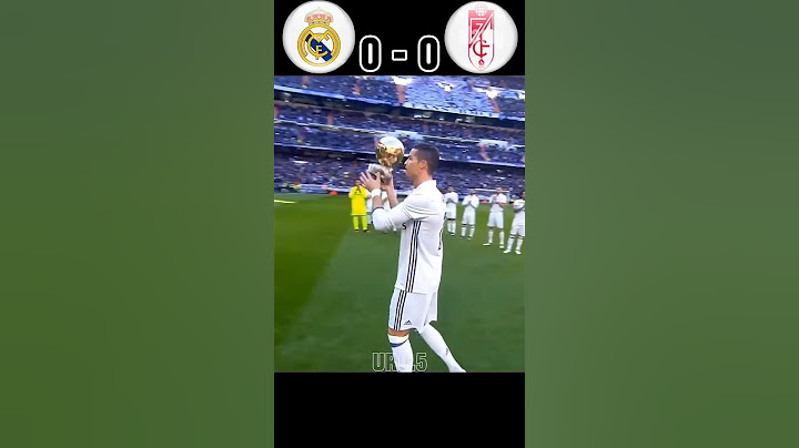 ℹ️ Real Madrid vs Granada CF La Liga