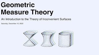 Geometric Measure Theory - Lecture 1/6 screenshot 4