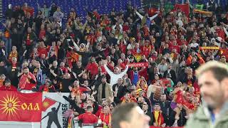 ULTRAS MACEDONI A ROMA - ITALIA VS MACEDONIA DEL NORD