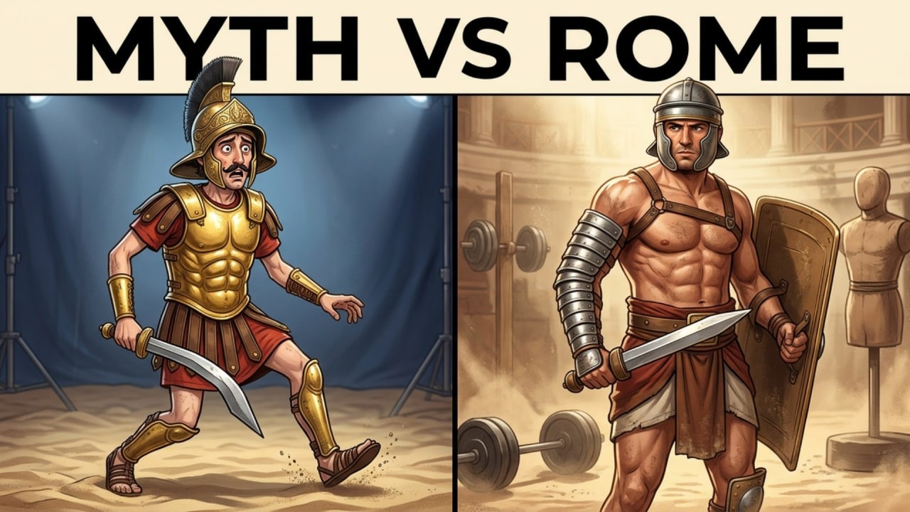 What Hollywood Gets Wrong About Roman Gladiators - YouTube