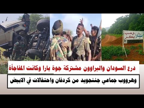 السودان شاهد درع السودان والبراوون مشتركة جيش جوة بارا هروووب جماعي جننجويد من كردفان