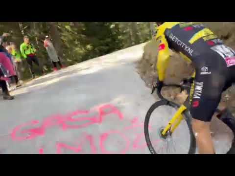 Video: Primoz Roglic dalyvaus „Tour of Britain“po perversmo „Tour de France“