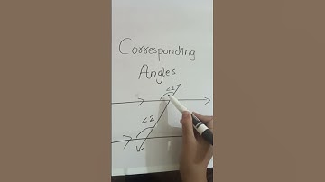Corresponding Angles| Just in 10 seconds #math #mathstricks