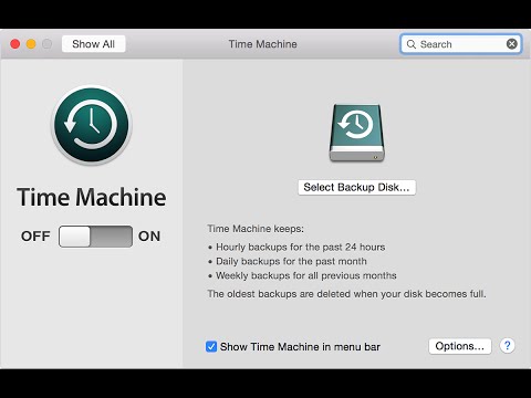 Hacer copia de seguridad en Mac: time machine