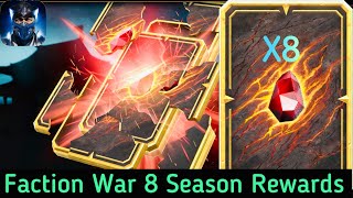 8 Season Faction War Reward Different Ranks | MK Mobile