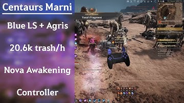 BDO | 1h of Button Mashing with Nova | Centaurs Marni 20.6k | controller (Gyro/Motion control)