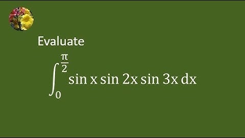 2010 MIT Integration Bee, qualifying test problem # 1