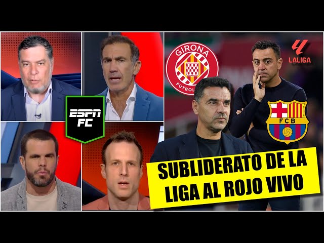 BARCELONA DA GRAN PASO en subliderato LA LIGA ¿Punto de diferencia vs Girona suficiente? | ESPN FC