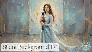 ❄️🩰 Clara &amp; the Nutcracker | Silent Winter TV Background | No Sound