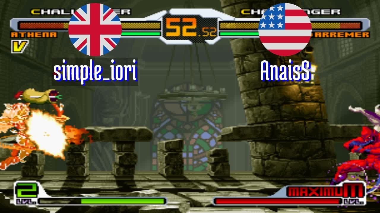 FT5 @svcsplus: simple_iori (GB) vs AnaisS (US) [SNK vs Capcom Chaos Super Plus svc Fightcade] Apr 20