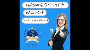 ENG520#GDB#SOLUTION#2023