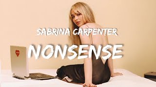 Sabrina Carpenter - Nonsense (Lyric)