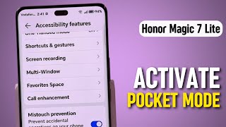 How to Enable Pocket Mode on Honor Magic 7 Lite screenshot 1
