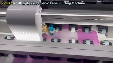High speed servo motor label/sticker cutting machine