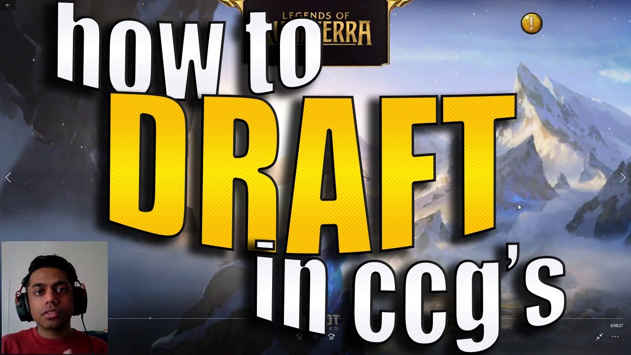 Draft Format in CCG's in 3 minutes