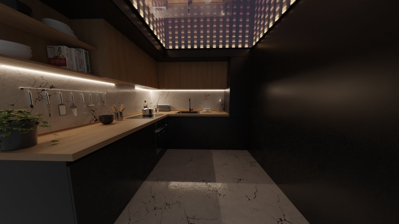 Infinity Kitchen Ceiling Mirror