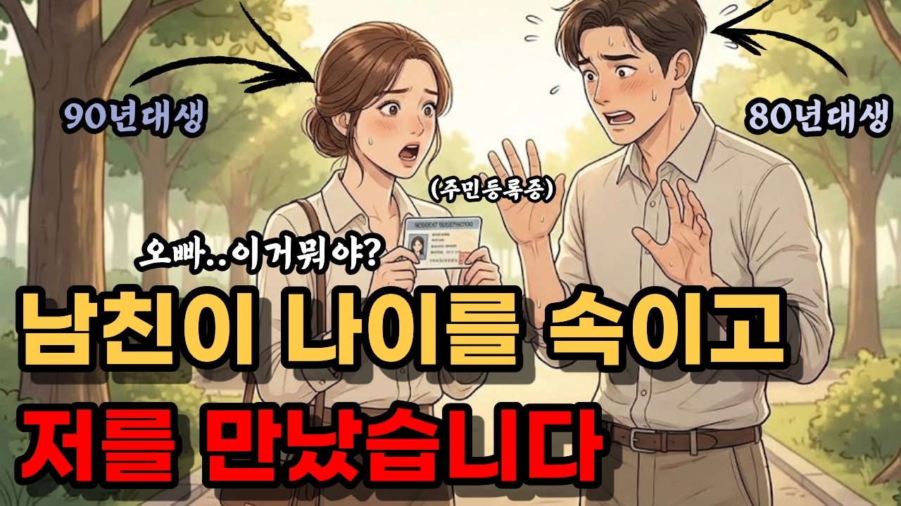 남친이 나이를 속이고 저를 만나고 있었습니다.....연애사기아닌가요?