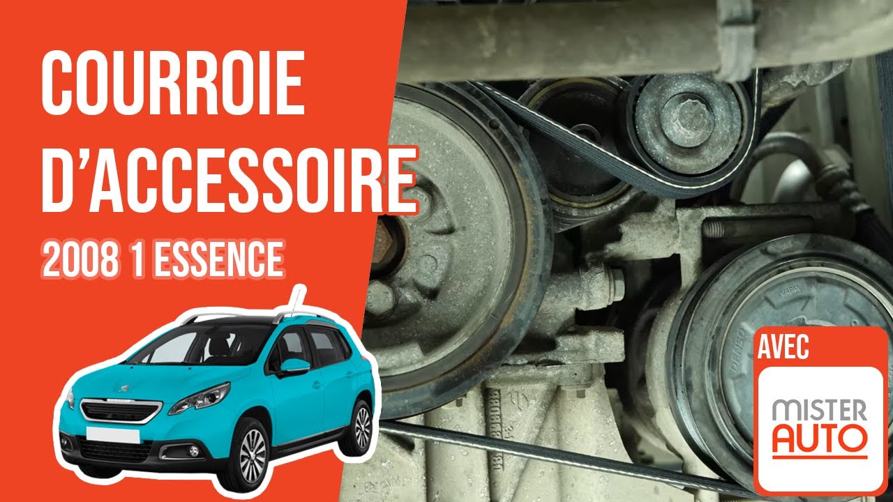 Changer la Courroie d'Accessoire PEUGEOT 2008 1 1.2 PURETECH 🚗 